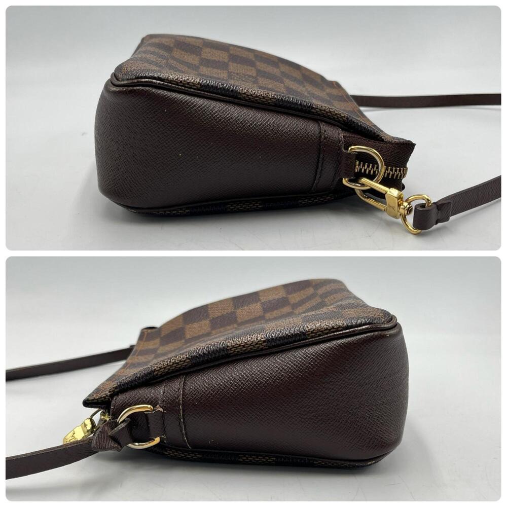 LOUIS VUITTON Brown Damier Canvas Pouch - Picture 3 of 10